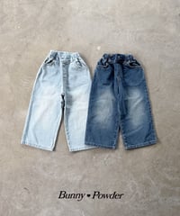 47[予約]bunny powder heart denim pants