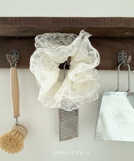 38[予約]poisson bloom lace scrunchie