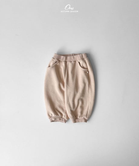 3[予約]onu colored jogger pants