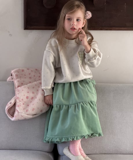 94[予約]aiai may check fleece mtm