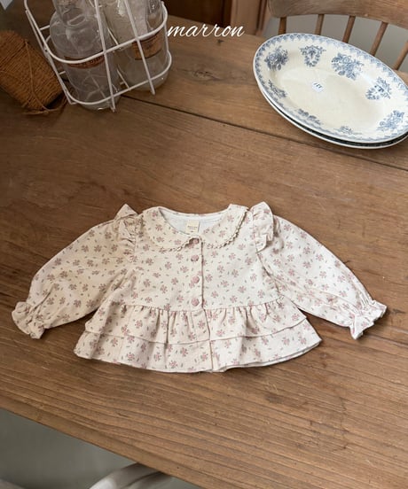 15[予約]marron french blouse(XS-L)
