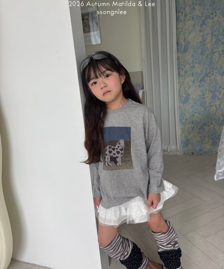 21[予約]matilda&lee heart pony tee