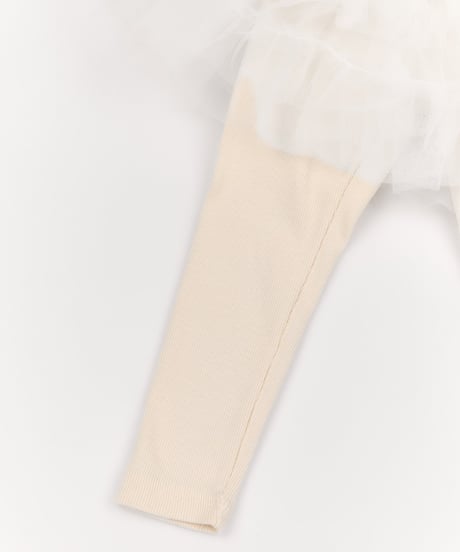 20[予約]送料無料 the beige tulle leggings