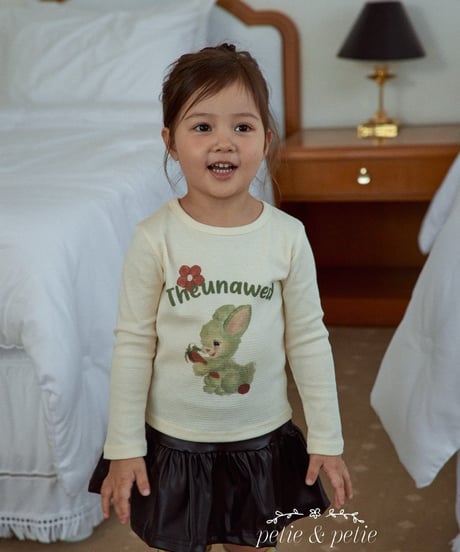 6[予約]petit&petit pastel rabbit t