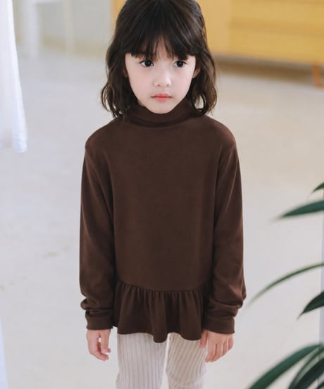 4[予約]mon Atelier brush halfneck t