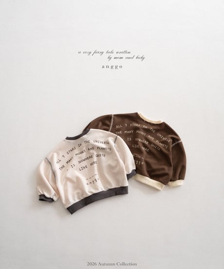2[予約]anggo shine sweatshirt
