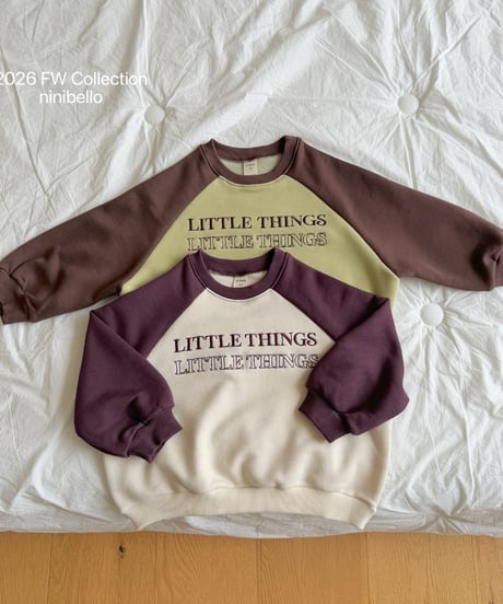 20[予約]ninibello little bear raglan mtm