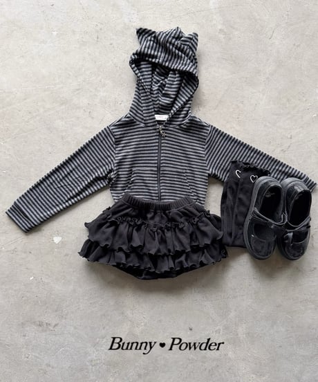 59[予約]bunny powder minami hood zip-up