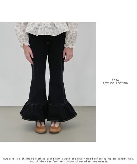 16[予約]ROSETTE reina frill pants(＋junior)