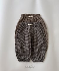 29[予約]Aosta mocha balloon pants
