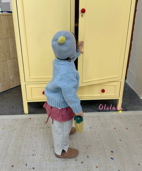 10[予約]ololala macaron round knit