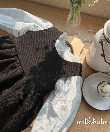7[予約]milkbalm jude blouse
