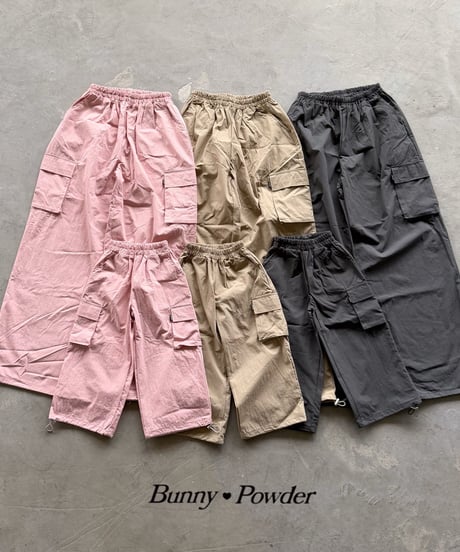 7[予約]bunny powder goat cargo pants