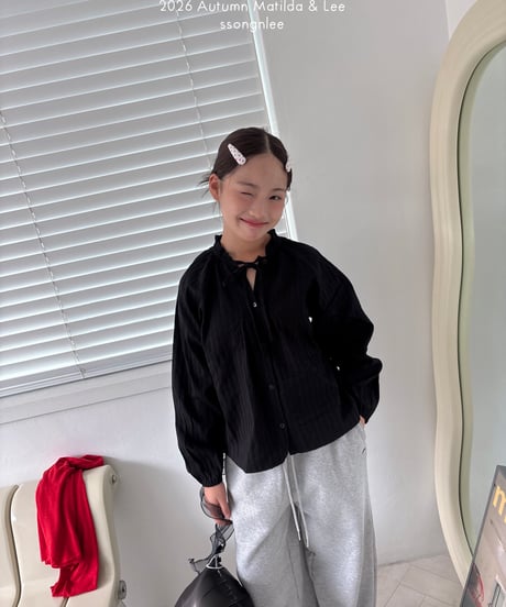 14[予約]matilda&lee pintuck shirring blouse
