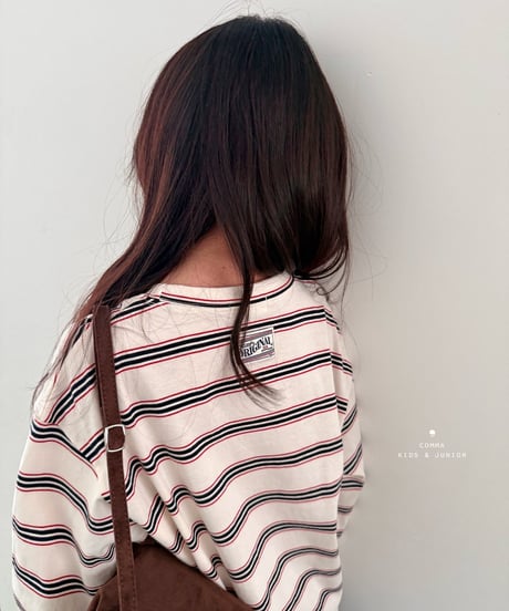 30[予約]COMMA label stripe t