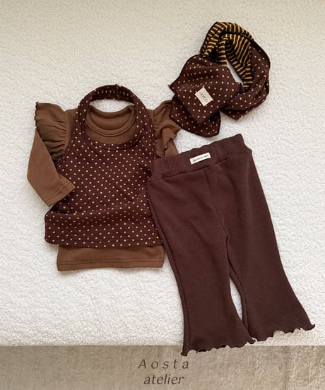 50[予約]Aosta jelly waffle pants