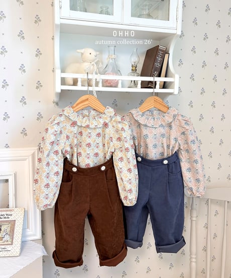 6[予約]ohho pepper bijou pintuck pants