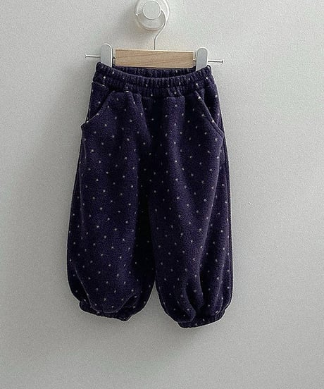 44[予約]minirobe fleece jogger pants