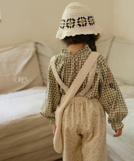 7[予約]OREN manon check blouse