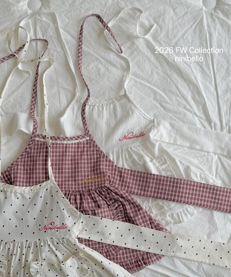 441[予約]ninibello hazel apron ops