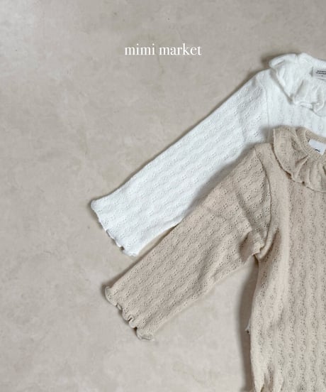 33[予約]mimi market hermon collar tee