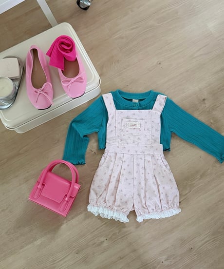 46[予約]ninibello pine pumpkin romper