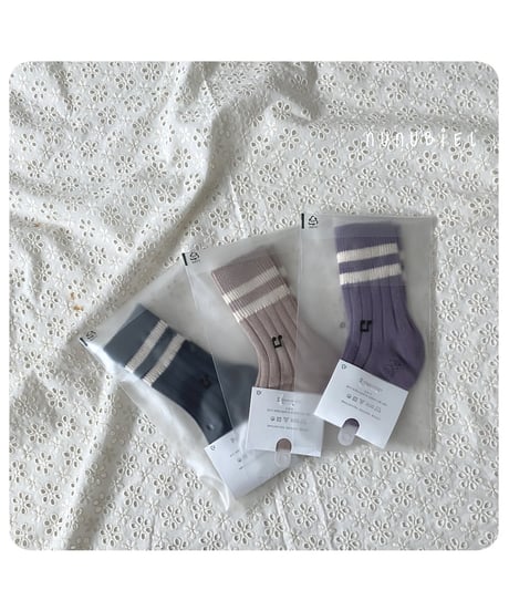 54[予約]nunubiel dandy socks