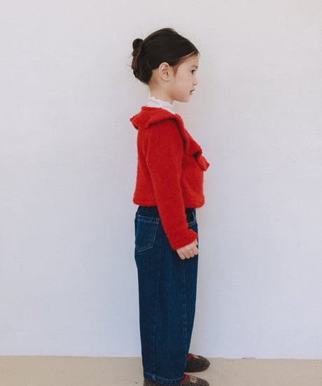 22[予約]mon Atelier barrel denim pants