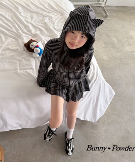 59[予約]bunny powder minami hood zip-up