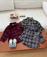 45[予約]matilda&lee about check shirt