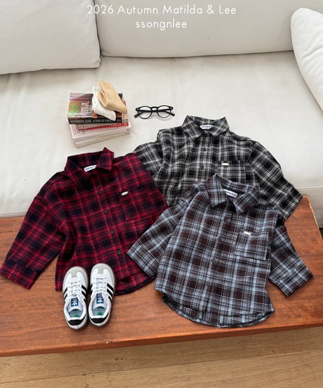 45[予約]matilda&lee about check shirt