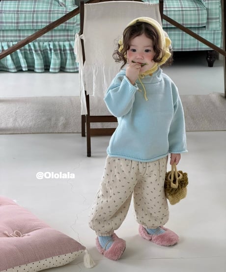 41[予約]ololala bell hood knit