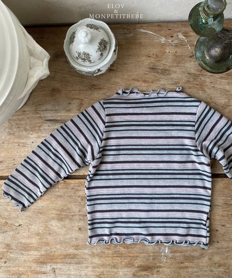 5[予約]elov&monpetitbebe risha stripe tee