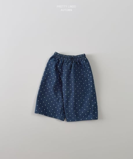 63[予約]LINDO round denim pants