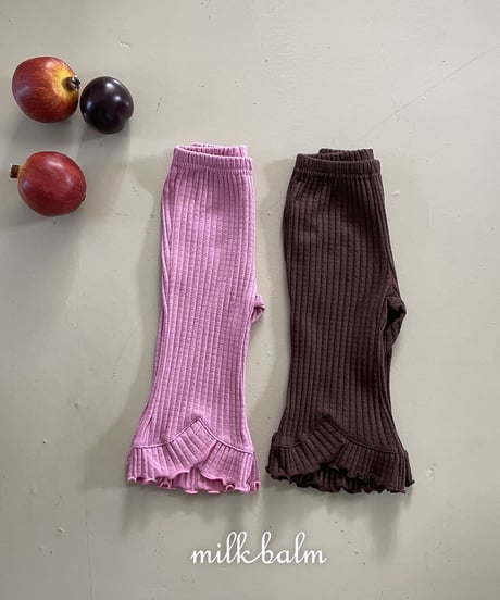20[予約]milkbalm momo scallop pants