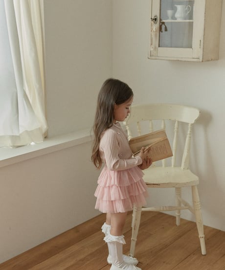4[予約]berryberry autumn tiered skirt
