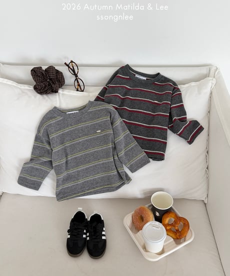 31[予約]matilda&lee happy border knit