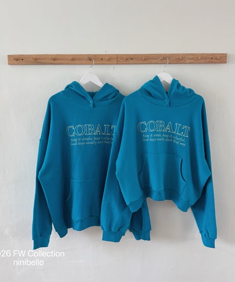24[予約]ninibello cobalt hoodie(adult)