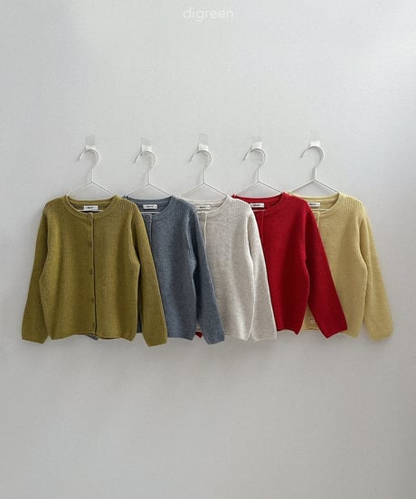 10[予約]digreen olive cardigan