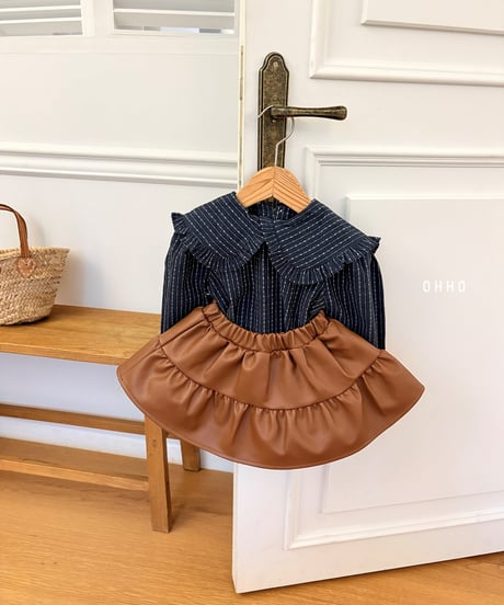 11[予約]ohho sailor frill blouse