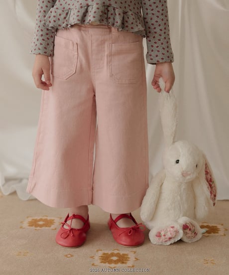 43[予約]melikey cotton wide pants