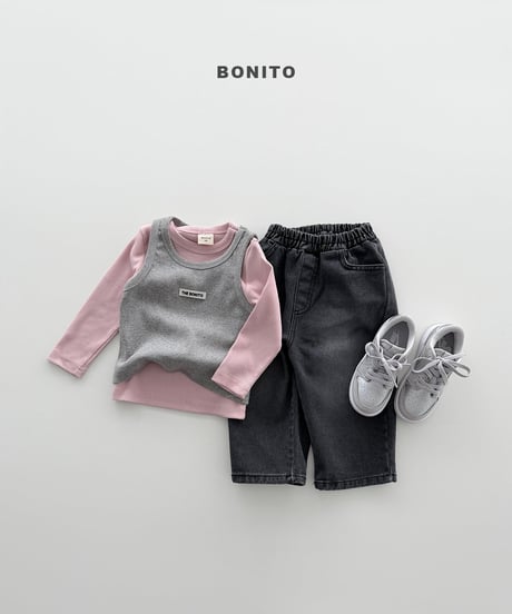 3[予約]bonito rib layered sleeveless