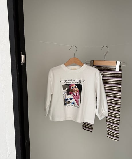 4[予約]nightbebe little girl long sleeve tee