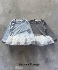 30[予約]bunny powder sha border tee