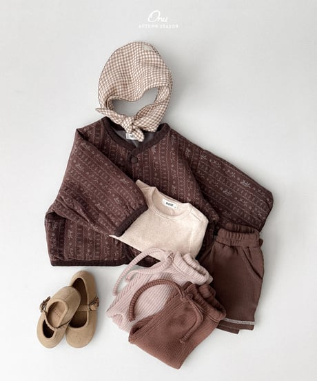 29[予約]onu picture quilted jumper