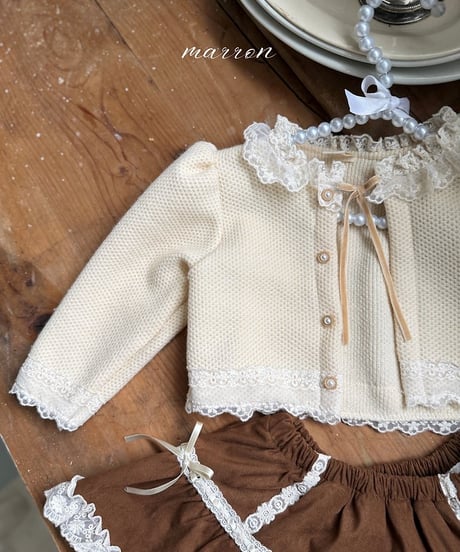 3[予約]marron chloe cardigan(XS-L)