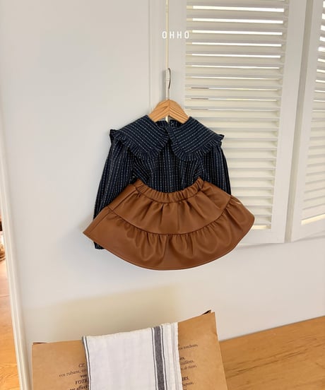 11[予約]ohho sailor frill blouse