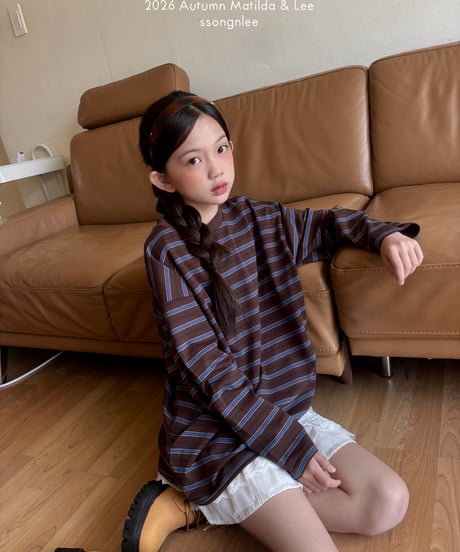 30[予約]matilda&lee jelly border tee