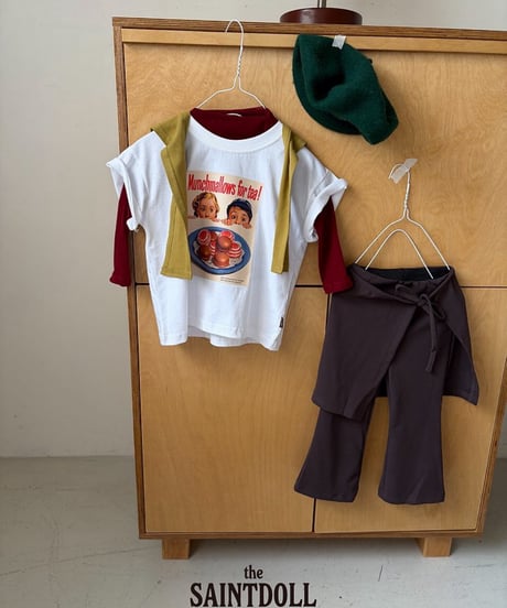 16[予約]saintdoll chocolate short sleeve t-shirt