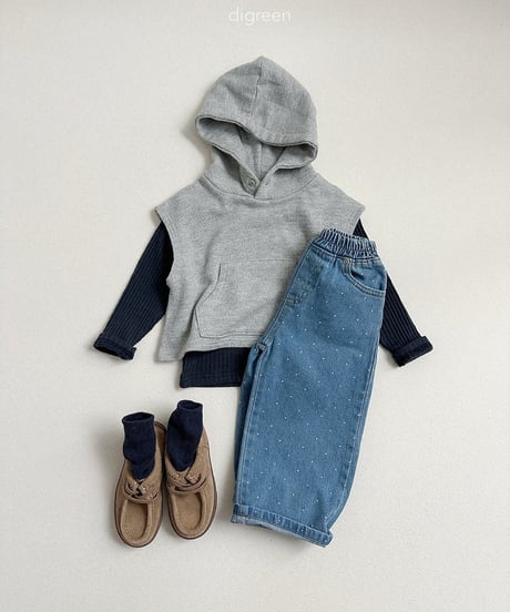 42[予約]digreen woody hooded vest